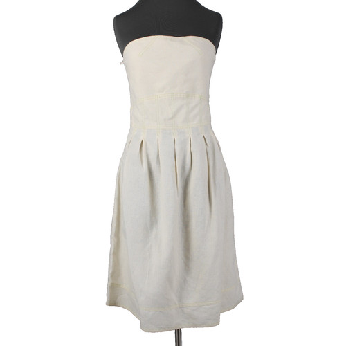 Meadow dress cream tan - meadow,