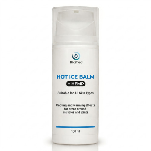 Hot ice balm with hemp - with, oil