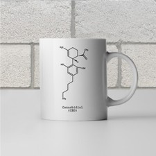 CBD Molecule Mug Cannabis Gift