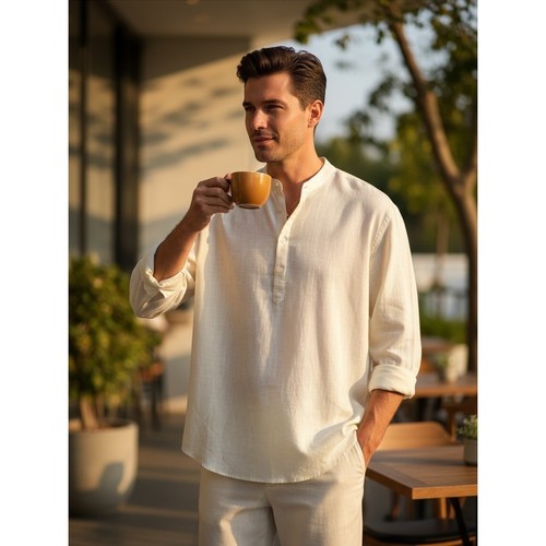 Coofandy henley shirt mens - coofandy, l